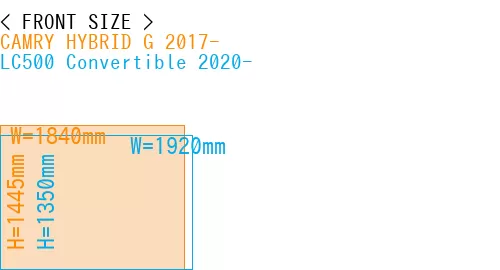 #CAMRY HYBRID G 2017- + LC500 Convertible 2020-